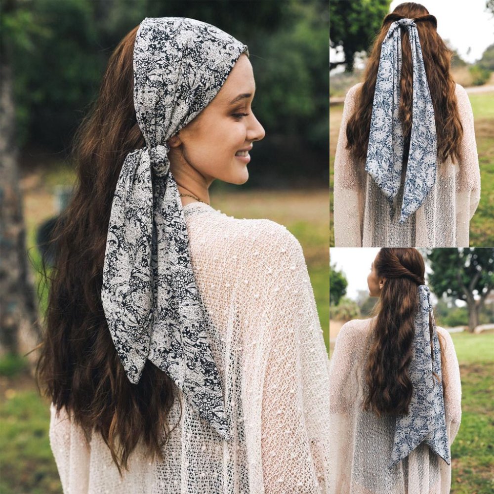 Versatile Garden Vine Neckerchief Scarf